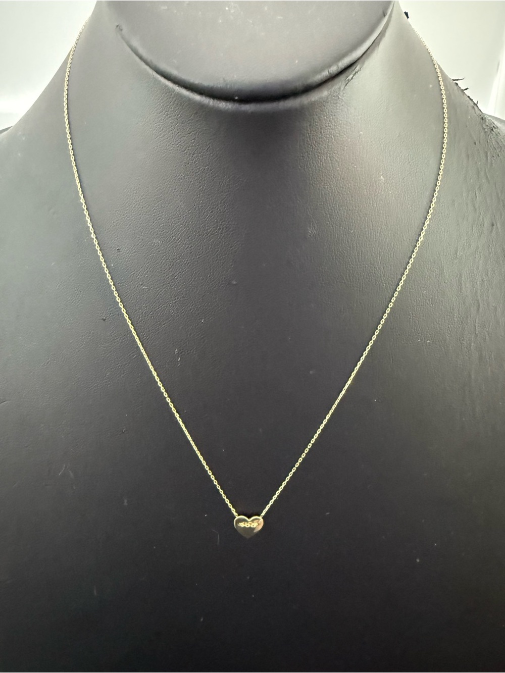 Bony Levy NEW 14k gold mini heart pendant necklace